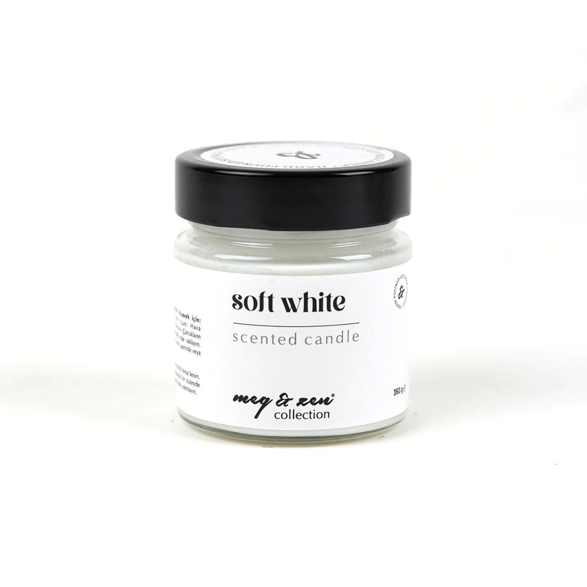 SOFT WHITE Kavanoz Mum 350gr
